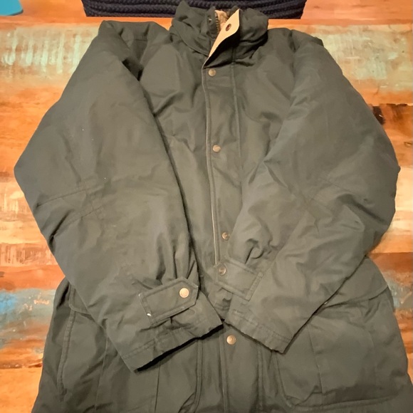 Lands' End Other - Lands' End Dark Green Military Jacket Removable Hood
